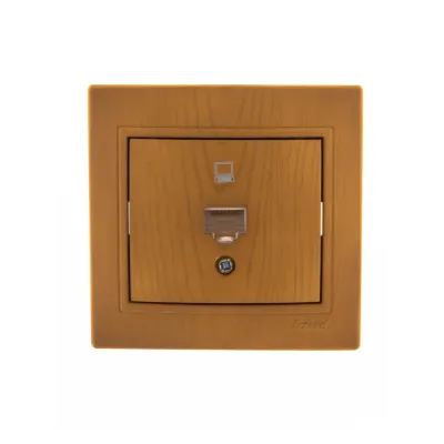 MIRA Розетка компьютерная RJ45Cat 5e   ольха
