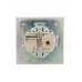 MIRA Розетка компьютер + телефон (RJ45 Cat 5e+RJ11)     белый