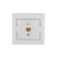MIRA Розетка компьютерная RJ45Cat 5e     белый