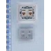MIRA Розетка компьютерная двойная RJ45Cat 5e серебро