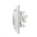 MIRA Розетка компьютер + телефон (RJ45 Cat 5e+RJ11) серебро