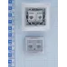 MIRA Розетка компьютер + телефон (RJ45 Cat 5e+RJ11) серебро