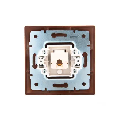 MIRA Розетка компьютерная RJ45Cat 5e   вишня