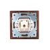 MIRA Розетка компьютерная RJ45Cat 5e   вишня