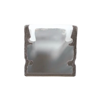 Профиль накладной для светодиодной ленты FERON LF-1010-E «накладной», цвет серебро, в комплекте 2 заглушки + экран + 4 крепежа, 2000*10*10мм