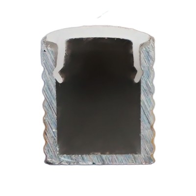 Профиль накладной для светодиодной ленты FERON LF-0809 «накладной», цвет серебро, в комплекте 2 заглушки + экран + 4 крепежа, 2000*7.8*9мм