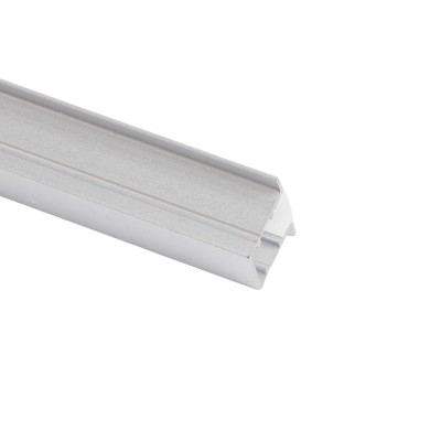 Профиль встраиваемый для светодиодной ленты FERON LF-1010A-E «встраиваемый», цвет серебро, в комплекте 2 заглушки + экран + 4 крепежа, 2000*17*10мм