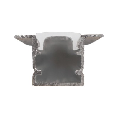 Профиль встраиваемый для светодиодной ленты FERON LF-1010A-E «встраиваемый», цвет серебро, в комплекте 2 заглушки + экран + 4 крепежа, 2000*17*10мм