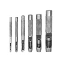 Набор пробойников для кожи 3 4 6 8 10 12.5 мм, 6 шт, чехол Сибртех Набор пробойников для кожи 3 4 6 8 10 12.5 мм, 6 шт, чехол Сибртех