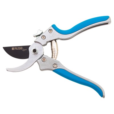 Секатор прямого реза, 205 мм, металлические обрезиненные рукоятки, Luxe, Palisad