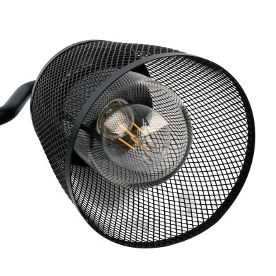 Светильник садово-парковый Feron PL801 на стену вниз 100W 230V E27, черный 53395
