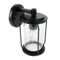 Светильник садово-парковый Feron PL791 на стену вниз 40W 220-240V E27, черный 51965