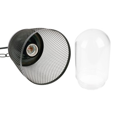 Светильник садово-парковый Feron PL805 на стену вниз 100W 230V E27, черный 53396