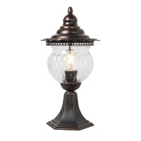 Светильник садово-парковый Feron PL594 на постамент 60W 230V E27, коричневый 11622 Светильник садово-парковый Feron PL594 на постамент 60W 230V E27, коричневый 11622