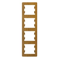 GLOSSA 4-постовая РАМКА, вертикальная, ДУБ