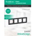 ATLASDESIGN 4-постовая РАМКА, универсальная, КАРБОН