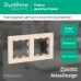 ATLASDESIGN 2-постовая РАМКА, универсальная, БЕЖЕВЫЙ