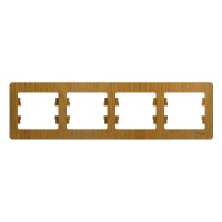 GLOSSA 4-постовая РАМКА, горизонтальная, ДУБ
