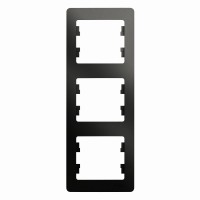 GLOSSA 3-постовая РАМКА, вертикальная, АНТРАЦИТ GLOSSA 3-постовая РАМКА, вертикальная, АНТРАЦИТ