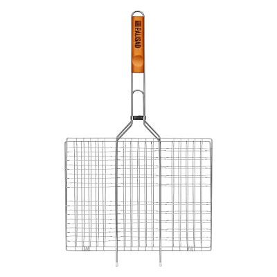 Решетка гриль 300 х 400 мм, хромированная Camping Palisad