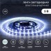Лента светодиодная 5В, SMD2835, 4,8Вт/м, 60 LED/м, 6500K, 8мм, 1м, с USB коннектором, черная, IP65 LAMPER