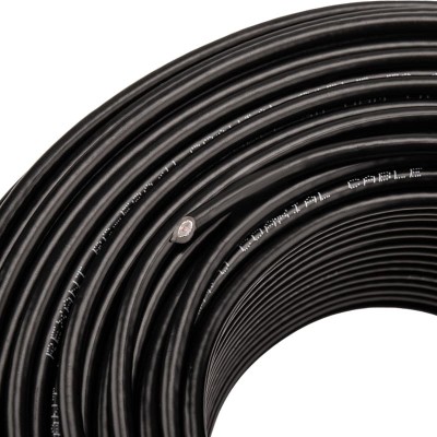 Кабель коаксиальный RG-58 A/U, 50 Ом, Cu/Al/Cu, 64%, 100м, OUTDOOR, черный REXANT