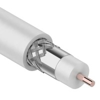 Кабель коаксиальный магистральный RG-11U, 75Ом, CCS/Al/Al, 83%, 305м, INDOOR, белый REXANT Кабель коаксиальный магистральный RG-11U, 75Ом, CCS/Al/Al, 83%, 305м, INDOOR, белый REXANT
