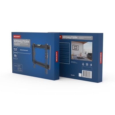 Кронштейн для телевизора 13"-43", фиксированный REXANT Кронштейн для телевизора 13"-43", фиксированный REXANT