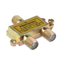 Делитель ТВх2 под F-разъем, 5-900МГц PROconnect Делитель ТВх2 под F-разъем, 5-900МГц PROconnect