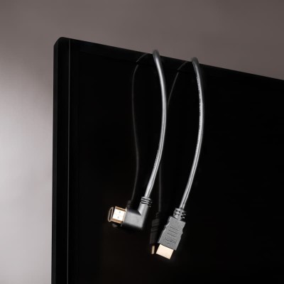 Кабель HDMI - HDMI 1.4, 1,5м, Gold, угловой PROconnect