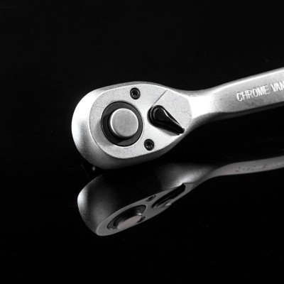 Ключ-трещотка для торцовых головок 1/2, СrV, 72 зубца KRANZ Ключ-трещотка для торцовых головок 1/2, СrV, 72 зубца KRANZ