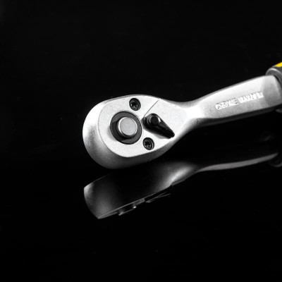 Ключ-трещотка для торцовых головок 1/4, СrV, 72 зубца KRANZ