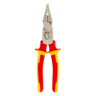 Плоскогубцы многофункциональные диэлектрические со съемником 238мм KRANZ Плоскогубцы многофункциональные диэлектрические со съемником 238мм KRANZ