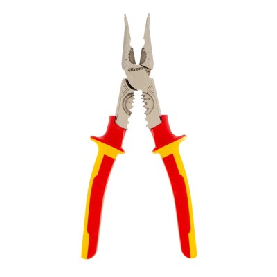 Плоскогубцы многофункциональные диэлектрические со съемником 238мм KRANZ Плоскогубцы многофункциональные диэлектрические со съемником 238мм KRANZ