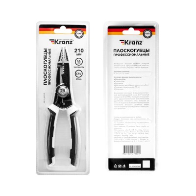 Плоскогубцы профессиональные многофункциональные 200мм KRANZ Плоскогубцы профессиональные многофункциональные 200мм KRANZ