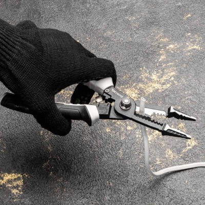 Плоскогубцы профессиональные многофункциональные 200мм KRANZ Плоскогубцы профессиональные многофункциональные 200мм KRANZ