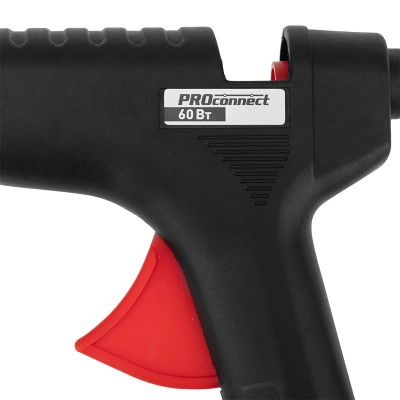 Пистолет клеевой, 60Вт, Ø11мм, блистер PROconnect Пистолет клеевой, 60Вт, Ø11мм, блистер PROconnect