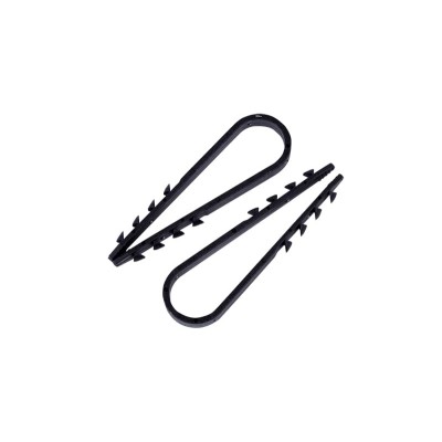 Дюбель-хомут 19-25мм, круглый, черный (100 шт/уп) PROconnect