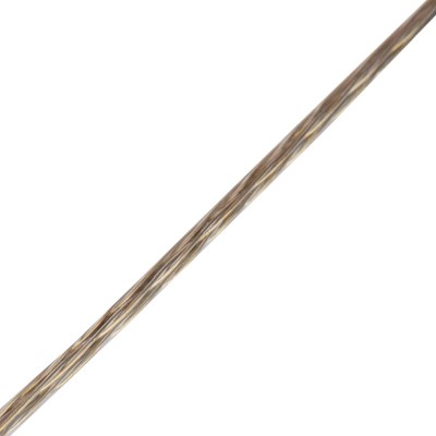 Трос стальной в ПВХ оплетке d=2,5мм, прозрачный (моток 20м) REXANT