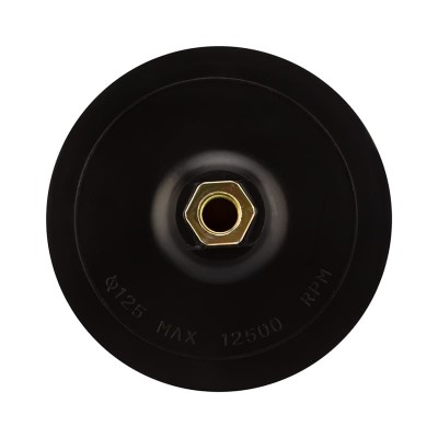 Насадка для дрели и УШМ с липучкой и адаптером, 125мм, 5мм, мягкая KRANZ Насадка для дрели и УШМ с липучкой и адаптером, 125мм, 5мм, мягкая KRANZ