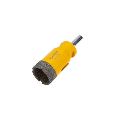 Коронка алмазная профессиональная по керамограниту и железобетону М14, вакуумное спекание, 32мм, для УШМ KRANZ Коронка алмазная профессиональная по керамограниту и железобетону М14, вакуумное спекание, 32мм, для УШМ KRANZ