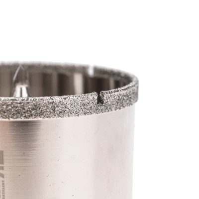 Коронка алмазная 68мм по керамограниту с центровочным сверлом KRANZ Коронка алмазная 68мм по керамограниту с центровочным сверлом KRANZ