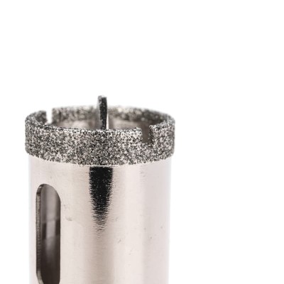 Коронка алмазная 25мм по керамограниту с центровочным сверлом KRANZ Коронка алмазная 25мм по керамограниту с центровочным сверлом KRANZ