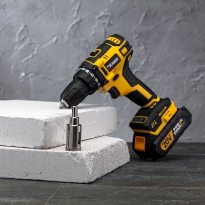 Коронка алмазная 25мм по керамограниту с центровочным сверлом KRANZ Коронка алмазная 25мм по керамограниту с центровочным сверлом KRANZ