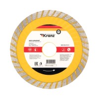 Диск алмазный отрезной Turbo волна 125x22,2x2x10мм KRANZ Диск алмазный отрезной Turbo волна 125x22,2x2x10мм KRANZ