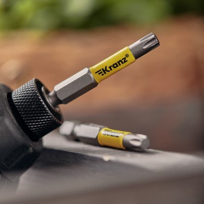 Бита для шуруповерта Torx T27х50 мм (2 шт./уп.) Kranz Бита для шуруповерта Torx T27х50 мм (2 шт./уп.) Kranz