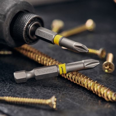 Бита для шуруповерта PH2х50 мм (2 шт./уп.) Kranz Бита для шуруповерта PH2х50 мм (2 шт./уп.) Kranz