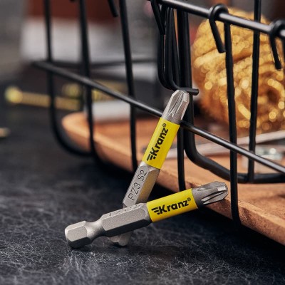 Бита для шуруповерта PZ3х50 мм (2 шт./уп.) Kranz Бита для шуруповерта PZ3х50 мм (2 шт./уп.) Kranz