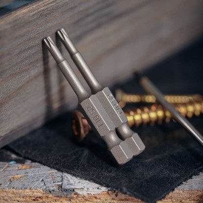 Бита для шуруповерта Torx T10х50 мм (2 шт./уп.) Kranz Бита для шуруповерта Torx T10х50 мм (2 шт./уп.) Kranz