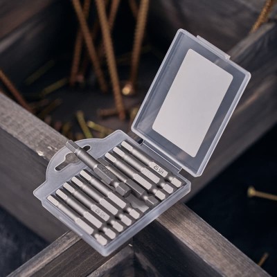 Бита шестигранная HEX-5х50 мм для шуруповерта ( упак 10шт) Kranz Бита шестигранная HEX-5х50 мм для шуруповерта ( упак 10шт) Kranz